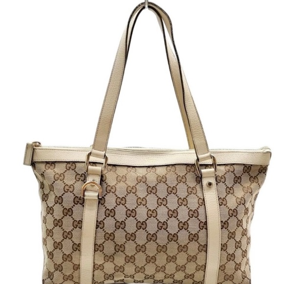 Authentic Gucci Canvas Tote Bag - Picture 1 of 12